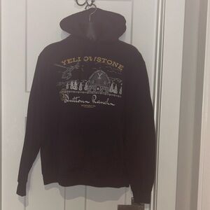 Port and Company Black Yellowstone Hoodie